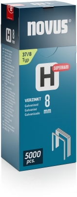 Capse Novus sarma subtire, H tip 37, super rezistente 8 mm, 5000 buc/cutie